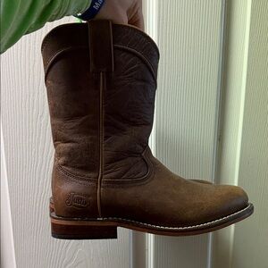 Justin Boots Kids Brown Leather Boots